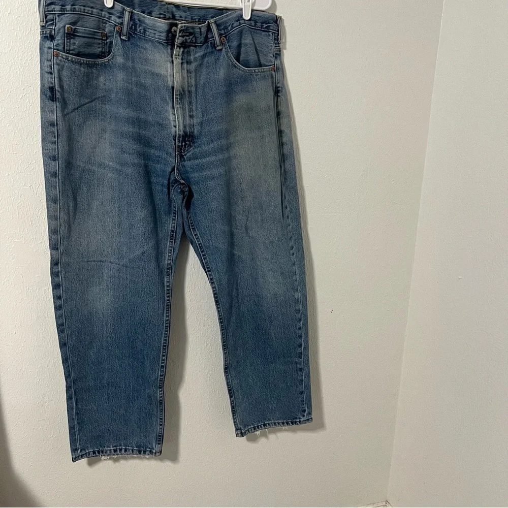 Levi's 550 Men’s W44 X L30 Relaxed Fit Denim Jeans Classic Blue Everyday Casual